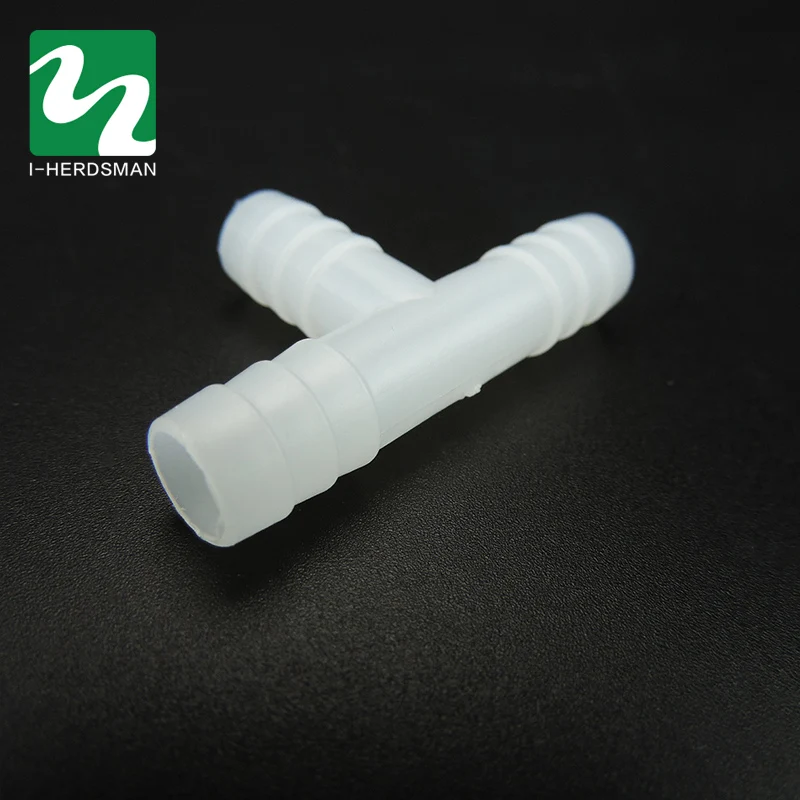 100PC Plastic Pipes For Mounting Bird Rabbit Drinking Waterer Pipe Tee Animal Drinkers Poultry Feeding Supplies Whole Sale | Дом и сад