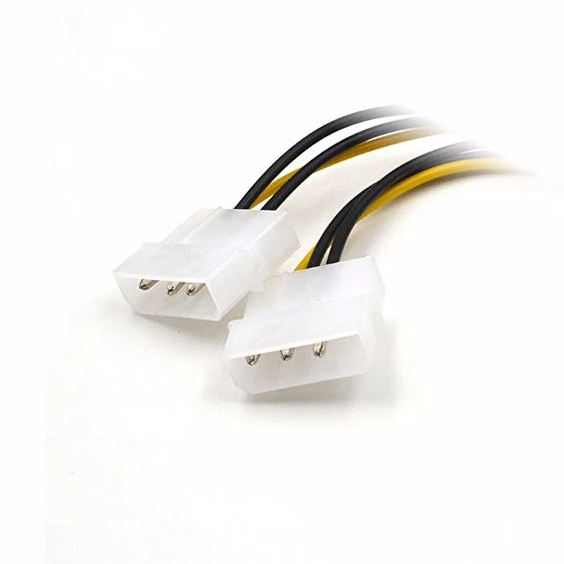 4-контактный адаптер Molex для 6-контактной видеокарты PCI Express PCI-E ATX блок питания 200