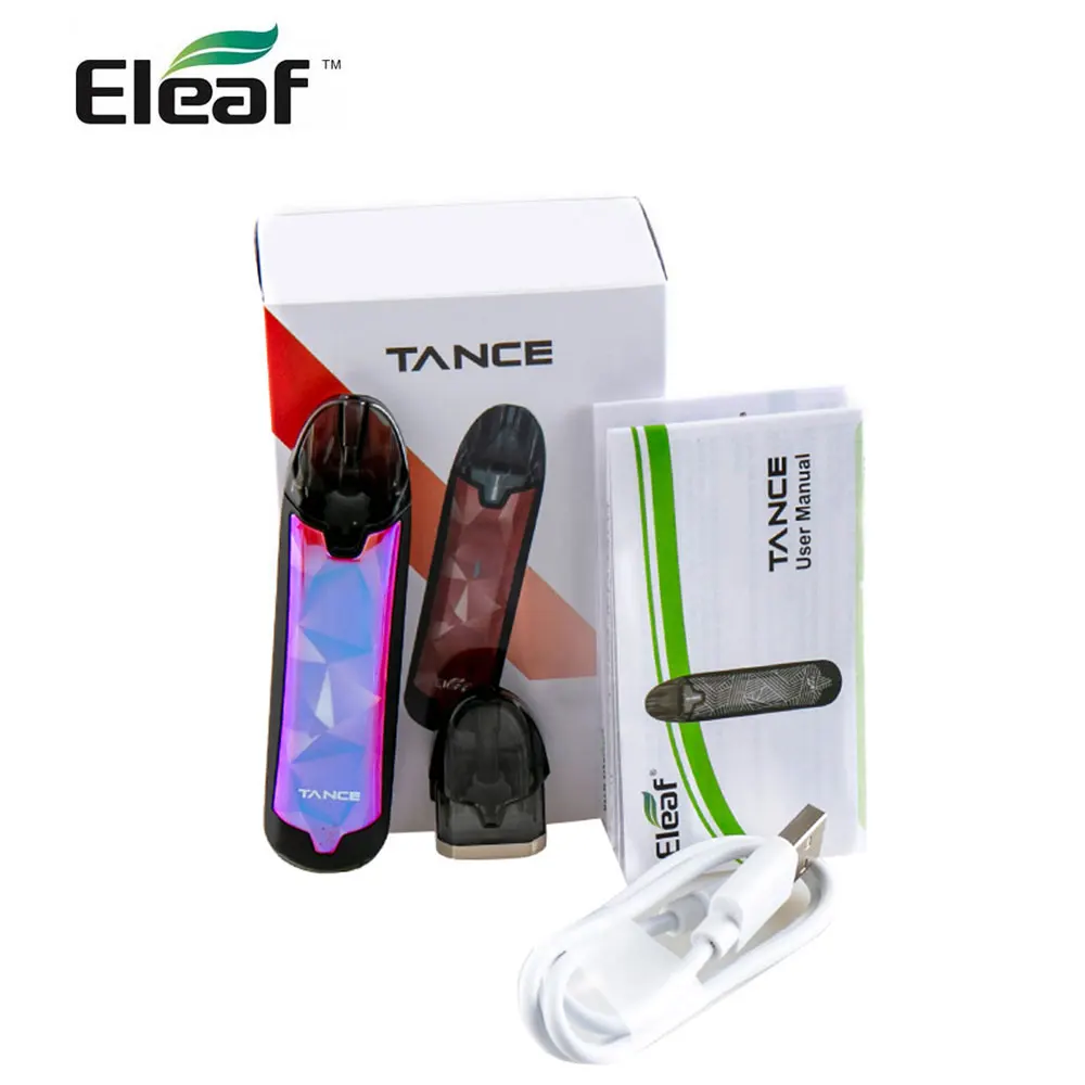 Оригинальный набор Eleaf Tance kit 10 Вт встроенный аккумулятор 580 мАч + картридж Pod 1 2 Ом