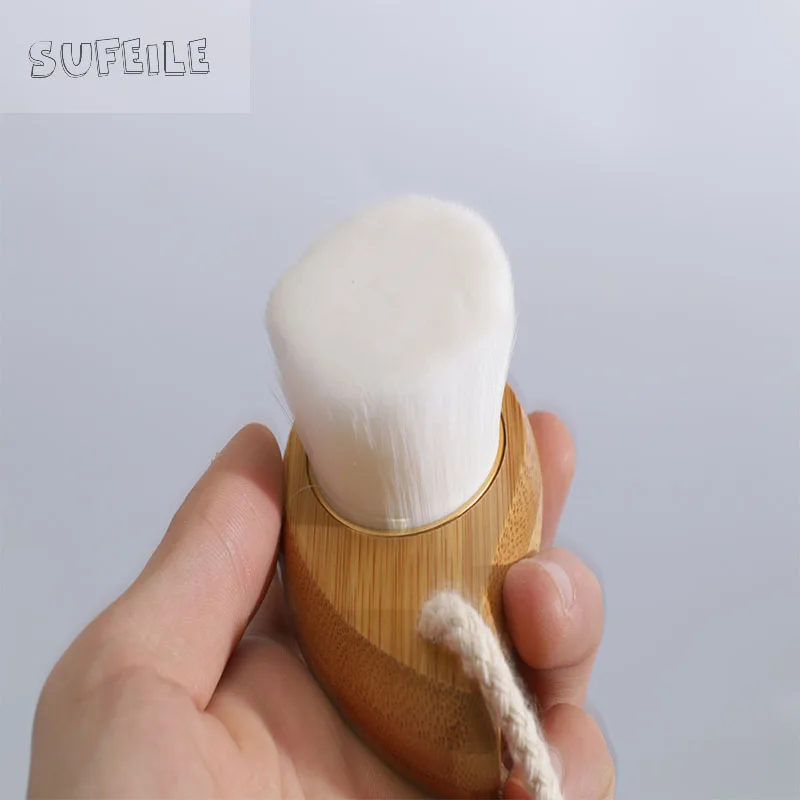 Мягкие щетки для мытья волос и лица щетка из бамбукового угля очищения массажное