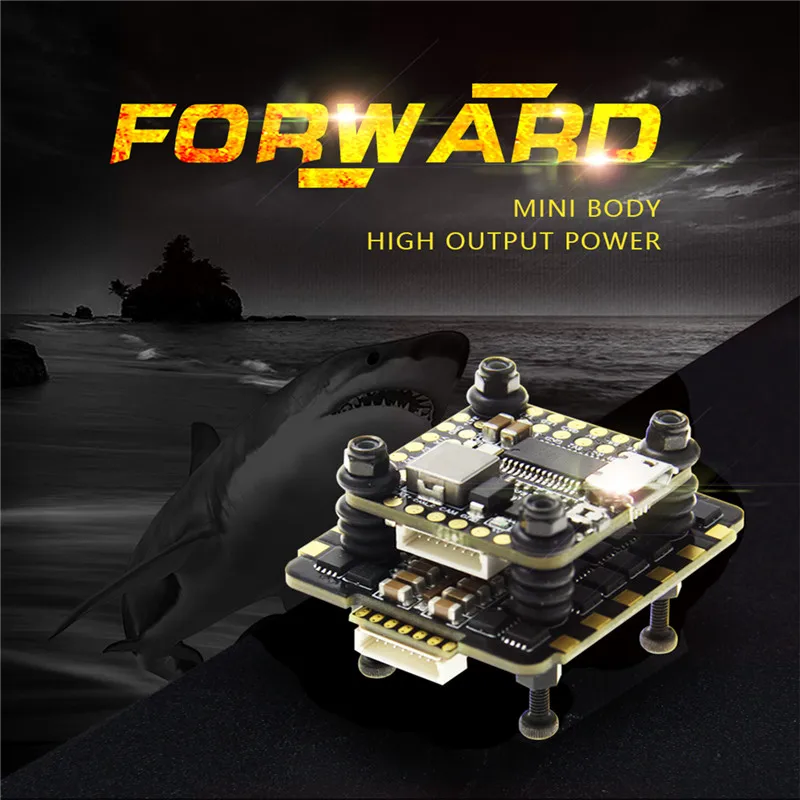 High Quality HGLRC FD445 STACK F4 V6 MINI Flight Controller & FD_45A 4 NI 1 BLHeli_32 2-6S Brushless ESC 20x20mm | Игрушки и хобби