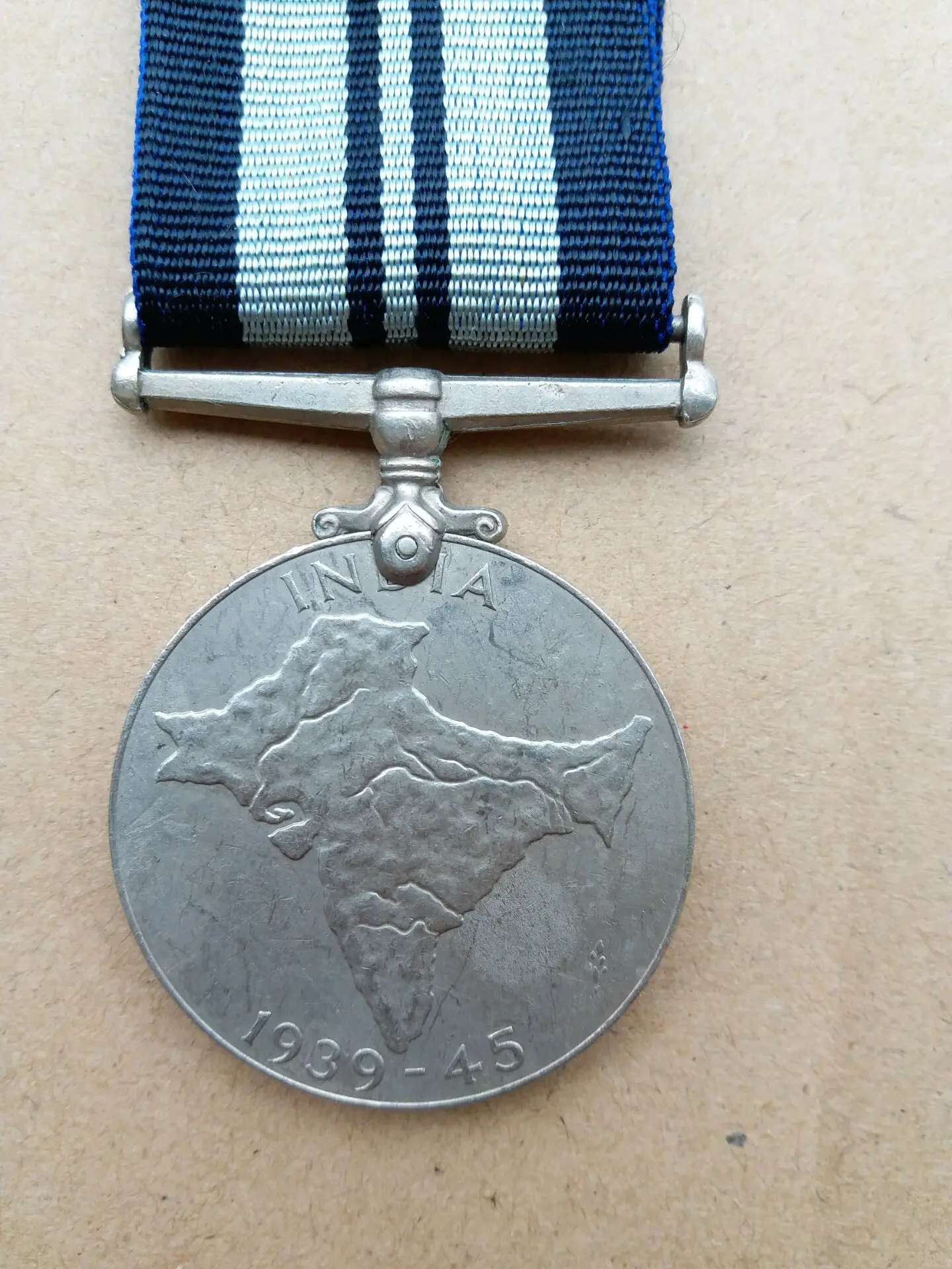 Оригинальный британский индийский войны 1939 1945 WW2 медаль значок щит покрытием