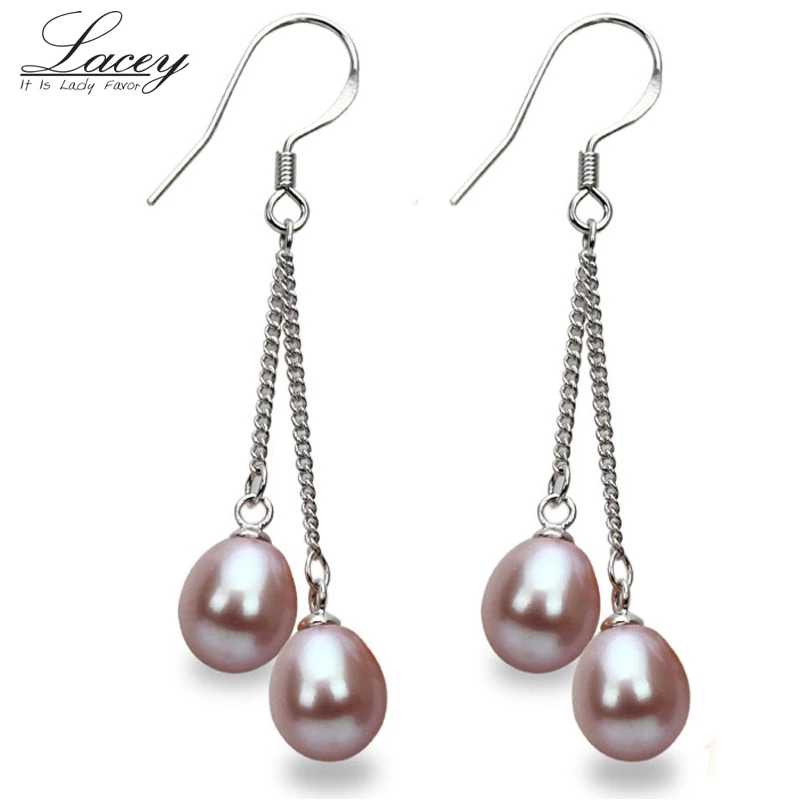 Wedding freshwater pearl earrings for women,real natural pearl earrings silver 925 mother of pearl jewelry high quality