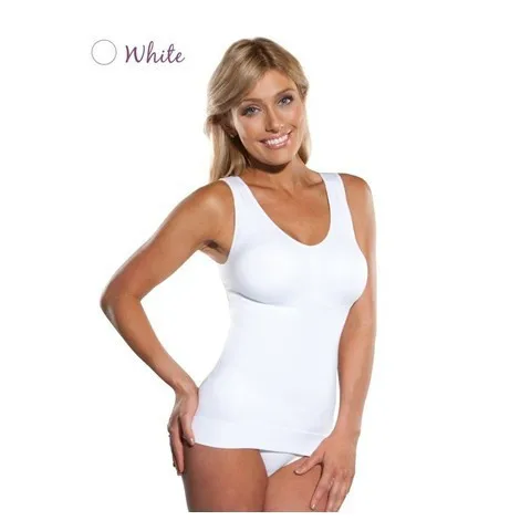 Женский облегающий топ с глубоким вырезом Genie Cami Vest Shapewear Tank Shaper Body Shaper S-3XL