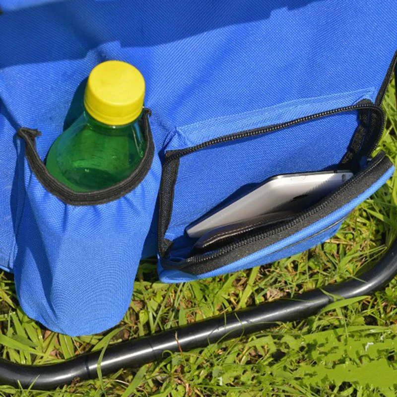 

Multifunctional Foldable Camping Chair Seat with Picnic Bag Hiking Seat Bag MC889