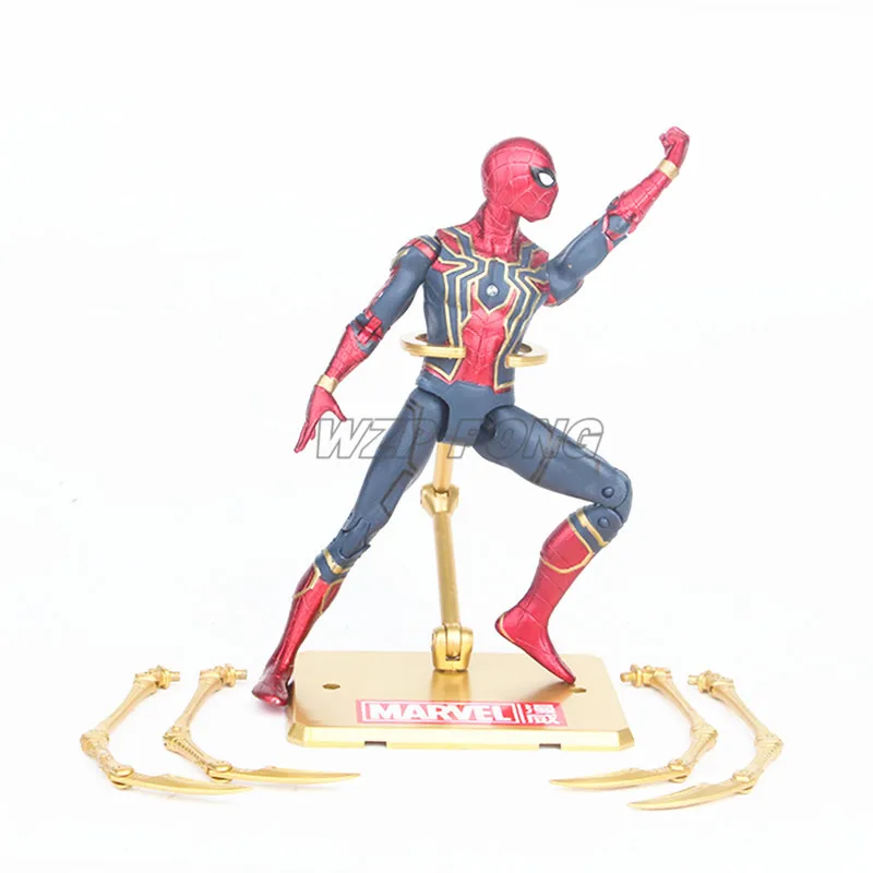 Marvel аниме Удивительный Человек паук игрушки с супергероями фигурку совместное