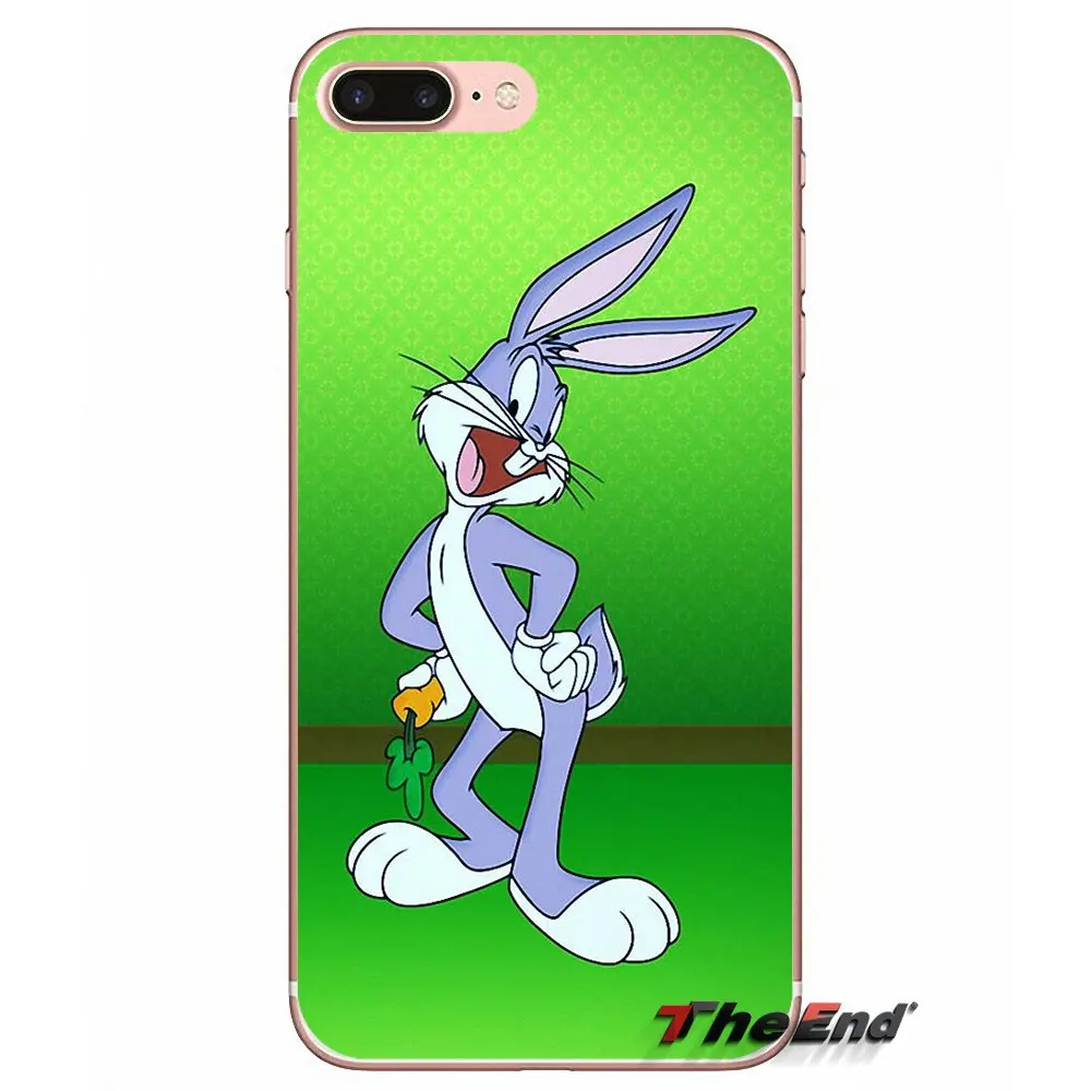 Looney Tunes Bugs Bunny для Sony Xperia Z Z1 Z2 Z3 Z5 compact M2 M4 M5 E3 T3 XA Aqua LG G4 G5 G3 G2 Mini Capa чехлы
