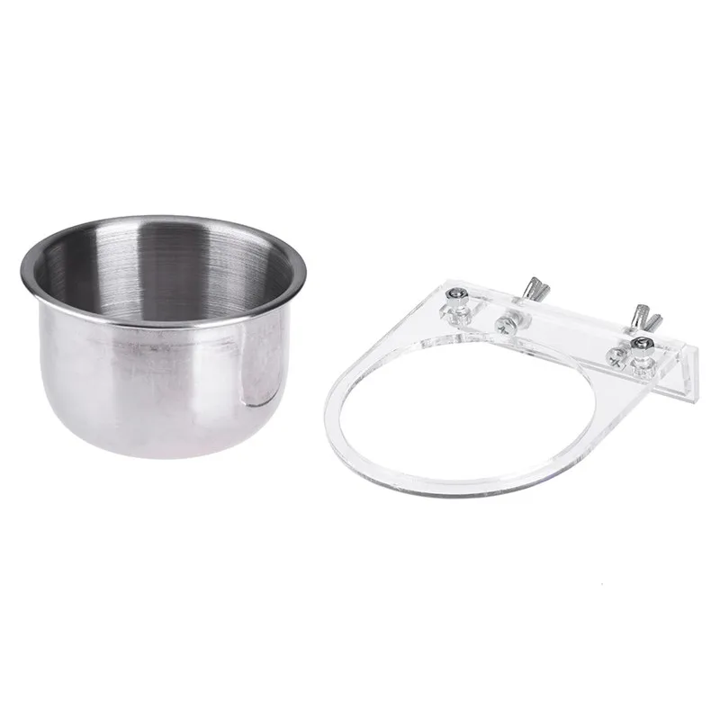 Миска для кормления домашних животных из нержавеющей стали с попугаем чаша Cockatiel