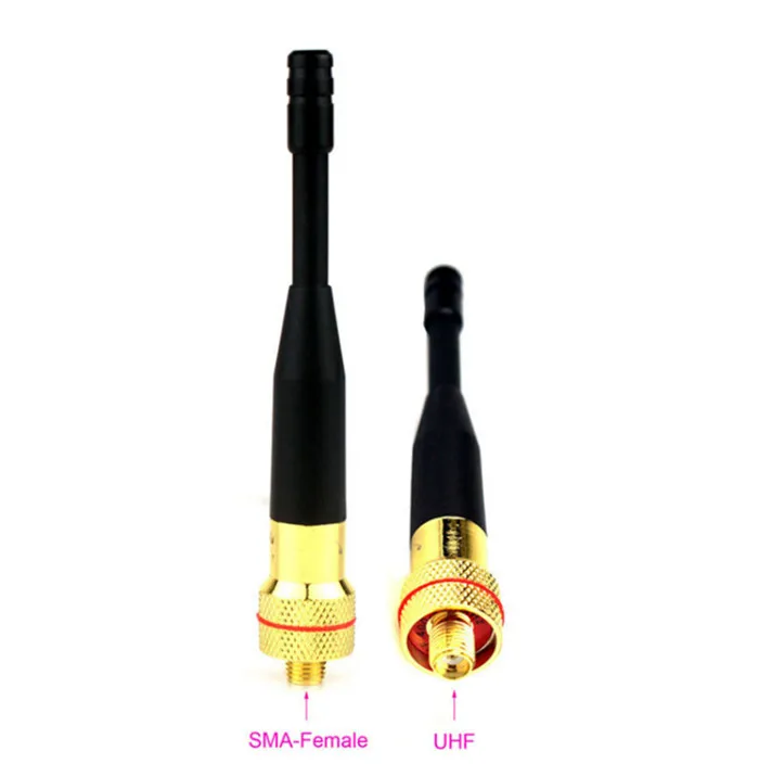 SMA F femenino с одной полоской UHF Антенна cabeza de металла для PUXING QUANSHENG H777 BAOFENG UV5R BF 777S