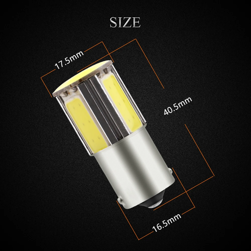 YM E Bright 2 шт. S25 COB 24 SMD P21W BA15S 1156 BAU15S PY21W 1157 bay15d P21/5 Вт светодиодный автомобильный