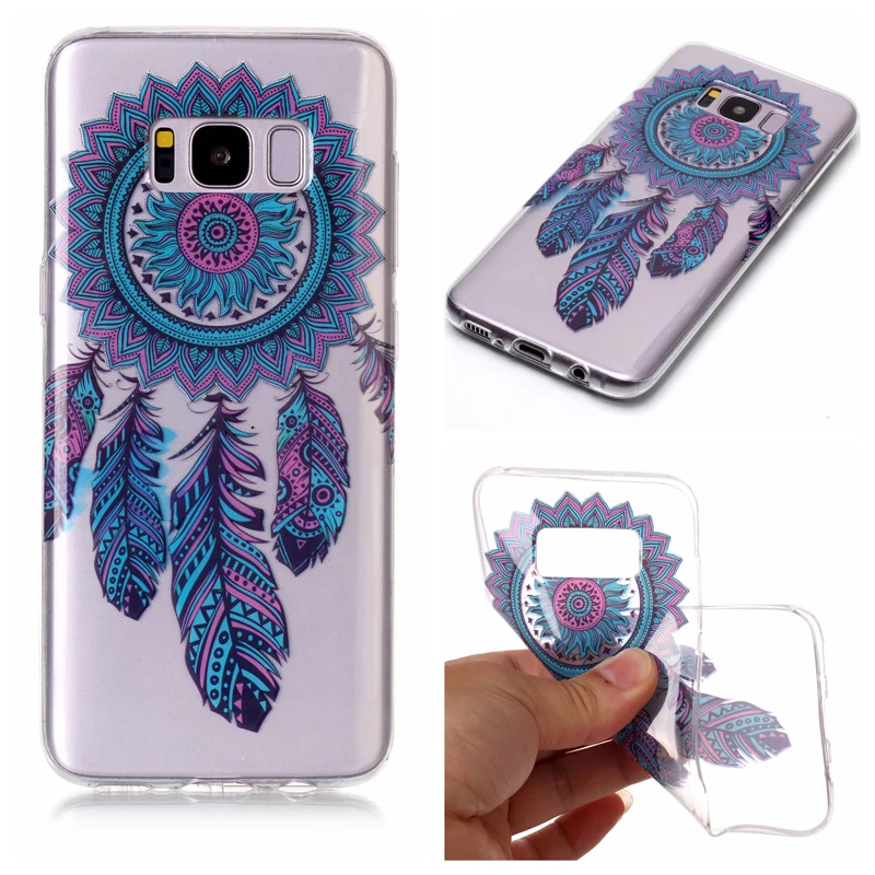 Модный Ловец снов телефон Мягкий ТПУ силиконовый прозрачный чехол для Samsung Galaxy S5