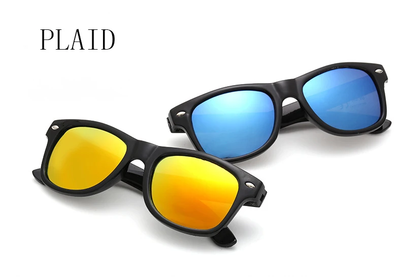 

OculOsoak Cool Sunglasses Kids Brand Design Sun Glasses for Children Boys Girls Sunglass UV 400 Protection Rivet Gafas