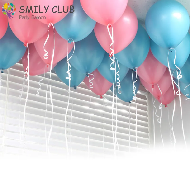 

50 pcs /pack 10inch balloons gold silver blue latex balloon air balls wedding balon party decoration happy birthday ballon 2.2 G