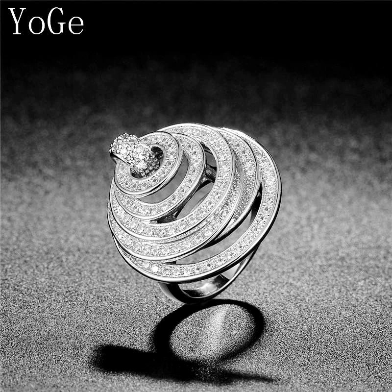 Ювелирные изделия YoGe для свадьбы и вечеринки R9784Fashion AAA CZ модное Композитное