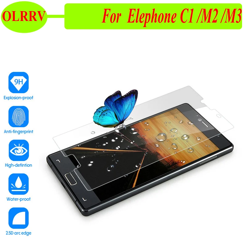 Для Elephone m2 Elephoen M3 Защитная пленка для экрана из закаленного стекла C1 закаленное