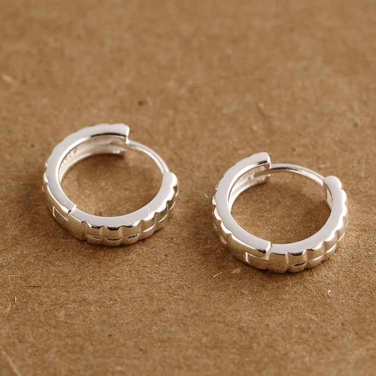 Женские простые серьги svjewelry из стерлингового серебра 925 пробы в Корейском стиле |
