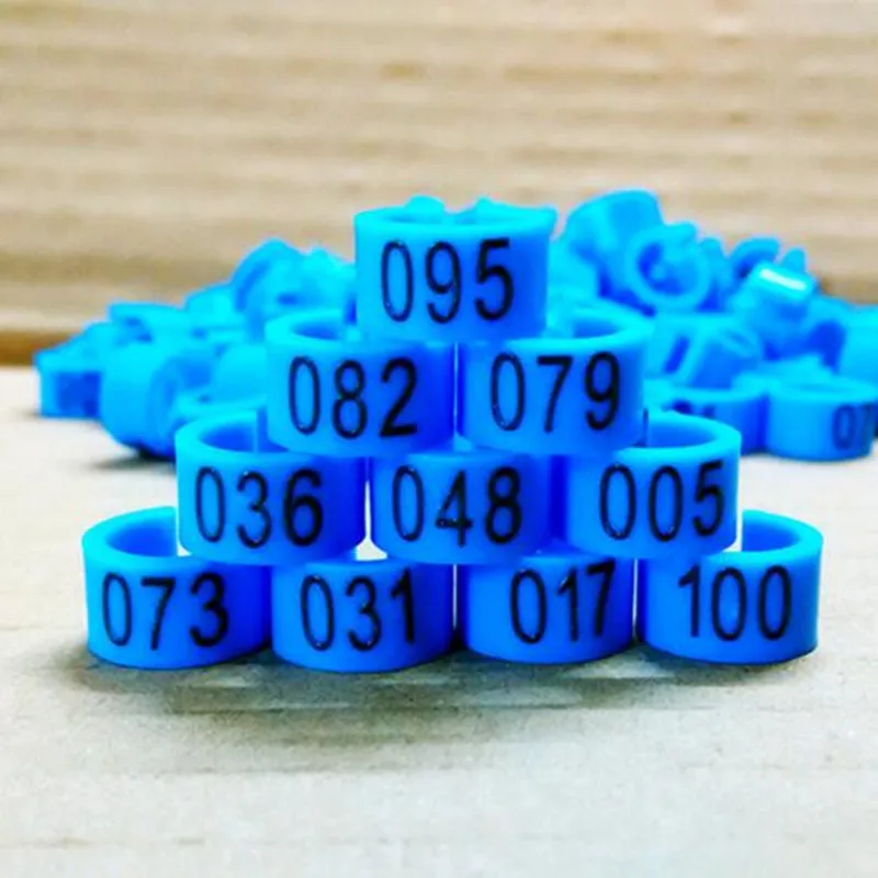 Голубь идентифицирует голубь полосы 8 мм пластиковые с кольцами Al GB