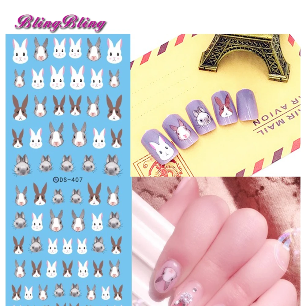 Blingbling 2 шт. Мрамор ногтей Вода Переводные картинки Трансфер наклейки Harajuku черный