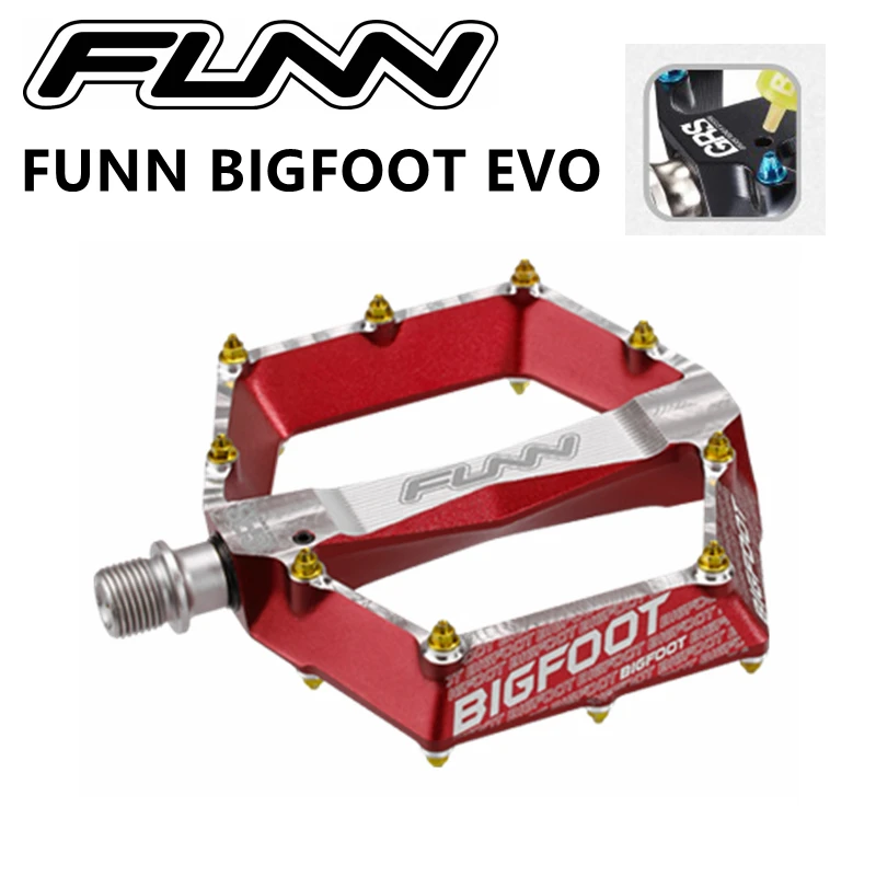 BIGFOOT EVO педали из алюминиевого сплава с ЧПУ MTB для эндуро все горы AM FR большая нога |