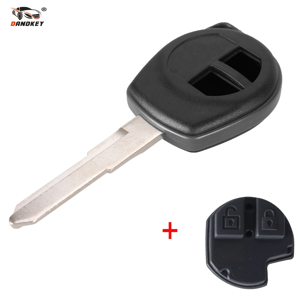 Dandkey замками FOB Корпус 2 кнопки Ключи брелок Дело Бланк В виде ракушки HU133R для Suzuki