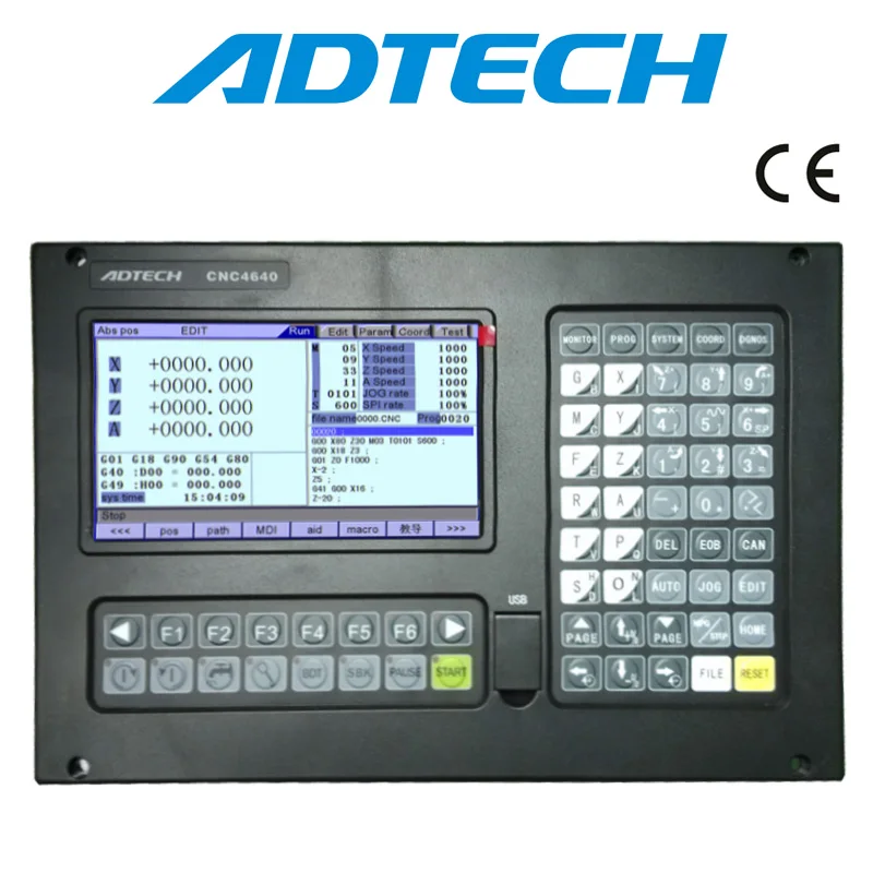 ADTECH обновленный контроллер CNC9640 с новейшим процессором и большой памятью(512 МБ) замена CNC4640