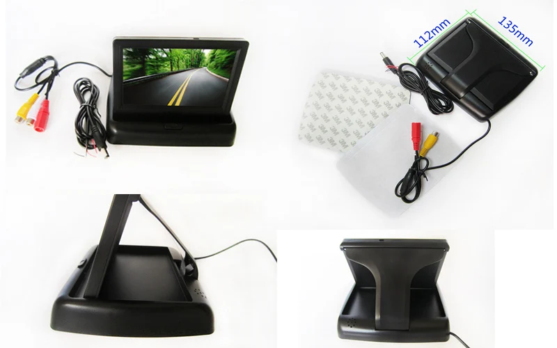 Автомобильная камера заднего вида для SONY CCD HD + складной монитор VW GOLF 4 5 6 MK4 MK5 EOS LUPO