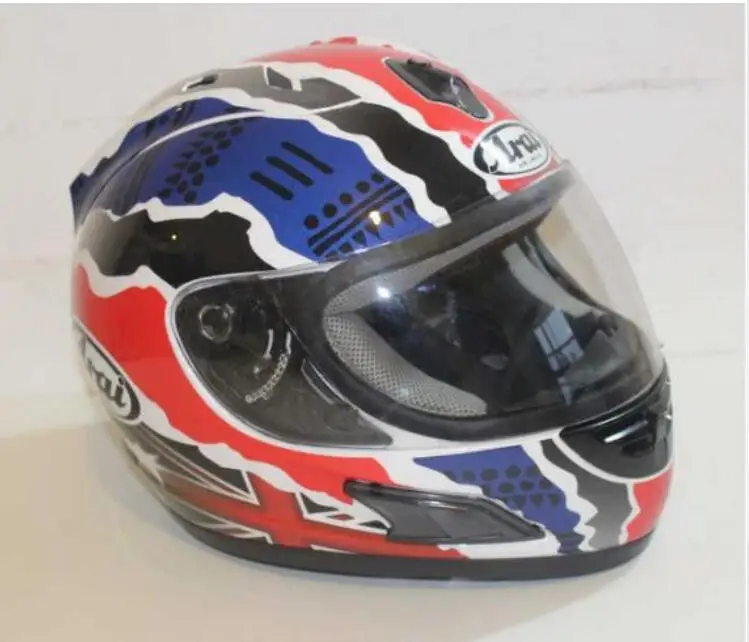 Мотоциклетный шлем полный шлем arai мотоциклетный полный шлем сертификации ECE Синий - Цвет: 1
