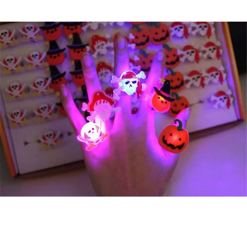 2018 Настоящее светодиодное танцевальное цветное светящееся кольцо для Хэллоуина