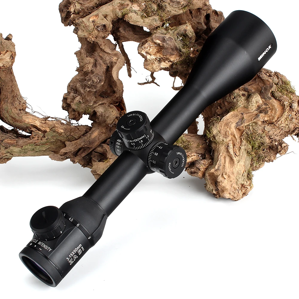 Охотничий Минокс ZA 5i HD 3 15x50 SF Riflescopes Светящееся Стекло с гравировкой сбоку Parallax