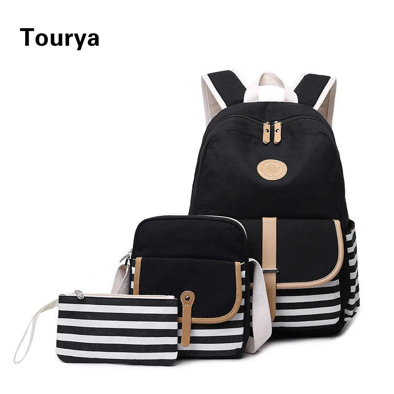 Tourya 3 шт./компл. модный Холст Женский Рюкзак Bookbag Ноутбук Колледж Bagpack Путешествия Рюкзак Школьная Сумка для подростков девочек
Tourya 3 шт./компл. модный Холст Женский Рюкзак Bookbag Ноутбук Колледж Bagpack Путешествия Рюкзак Школьная Сумка для подростков девочек