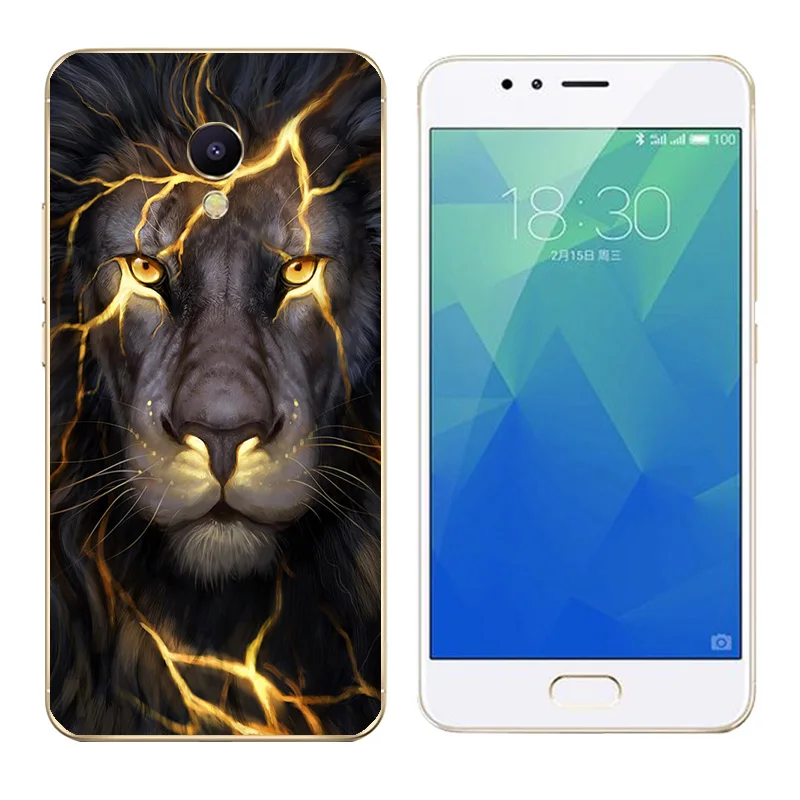 Cases for Meizu M5S mini Triangle Printing Meilan5S Phone Shell Transparent 5.2 inch Soft Silicone Meizu5s |