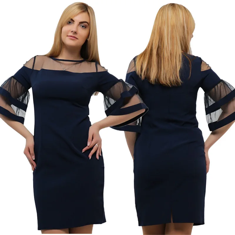 5XL Новая мода Элегантные европейско американский стиль весна лето женские с