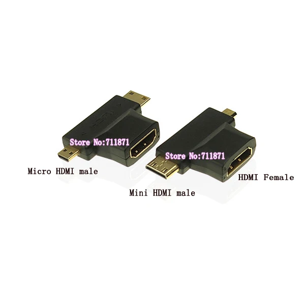 Мини микро папа к HDMI Женский адаптер мини женскому разъему мобильный телефон