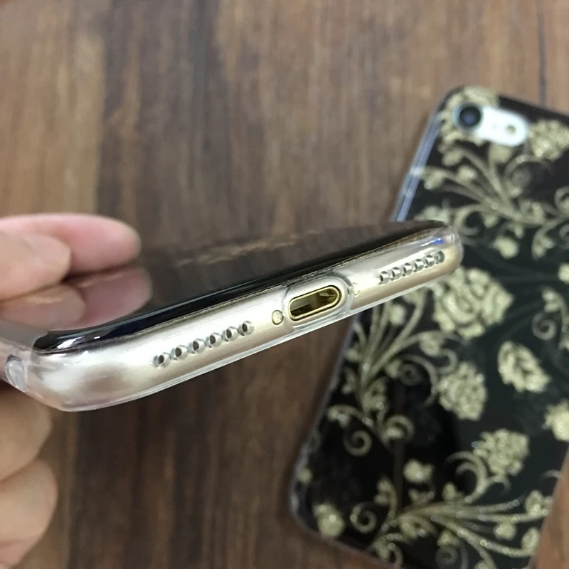 Kerzzil Bling блестящие Лев и Совы чехол для iPhone 7 6 S Plus телефон Жесткий животных задняя