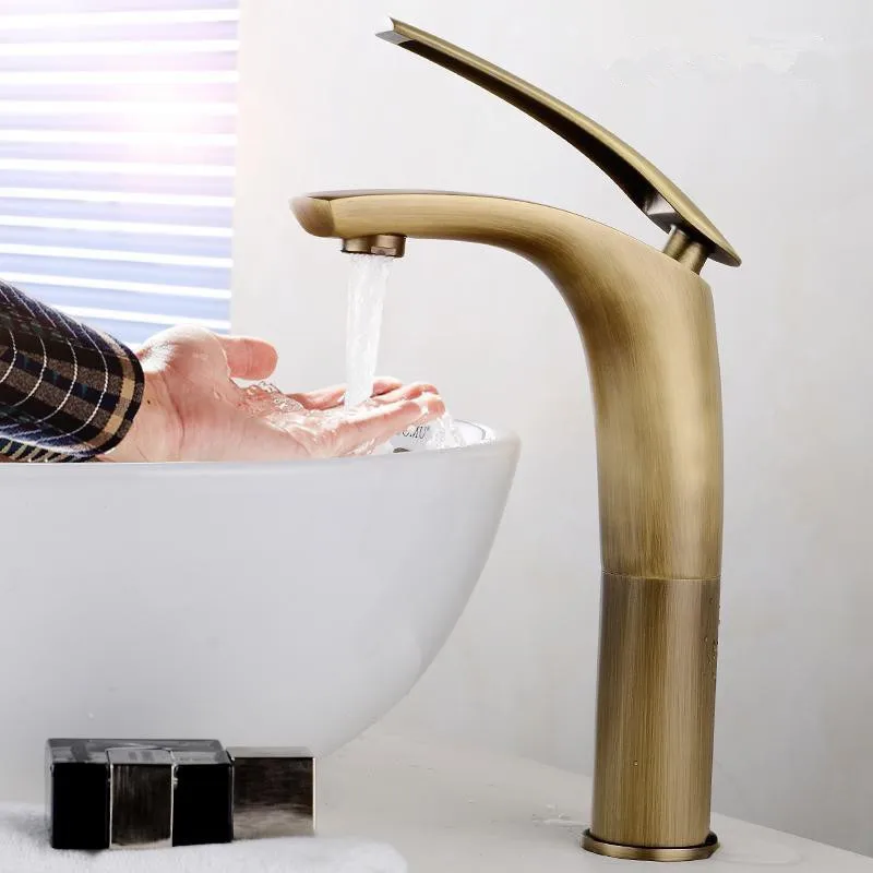 Смесители для раковины латунный Смеситель ванной комнаты смеситель с горячей и