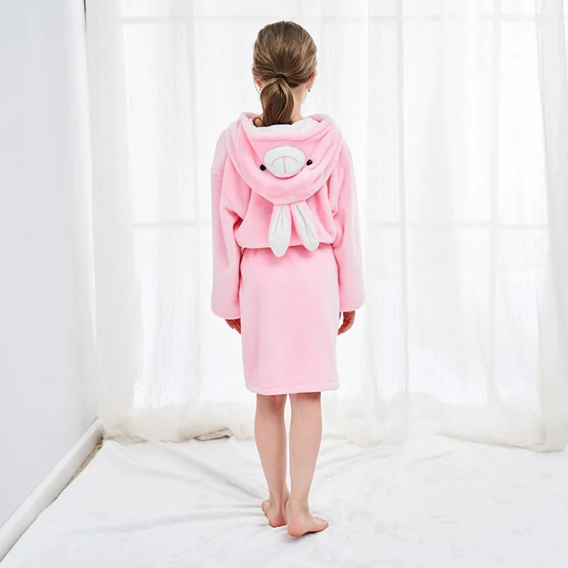 Детское полотенце пляжное детское банное платье животное панда кролик модель