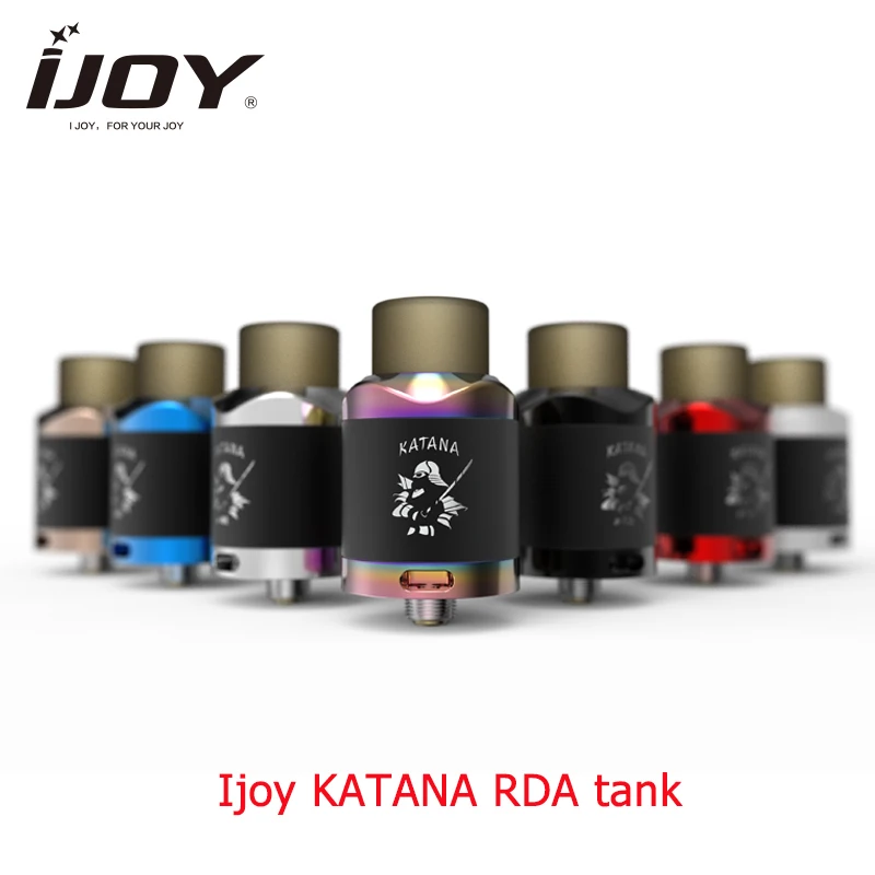 Большая распродажа E cigs IJOY Катана RDA 24 мм 810 ПЭИ дрип-тип с мягком полюс