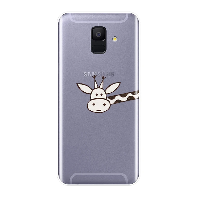 Мягкий силиконовый чехол для телефона Samsung Galaxy A3 A5 A7 2016 2017 чехол-накладка с оленем