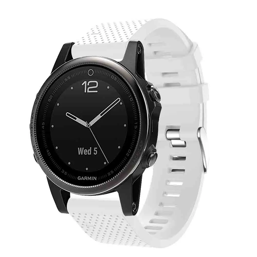 26 22 20 мм ремешок для часов Garmin Fenix 5X 5 5S Plus 3 3HR 935 часы Quick Release Silicone Easyfit Смарт