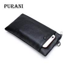 Fashion Long Genuine Leather Wallet Alligator Men Wallet Purse Large Capacity Business Money Card Holder Male Clutch Bag Purse