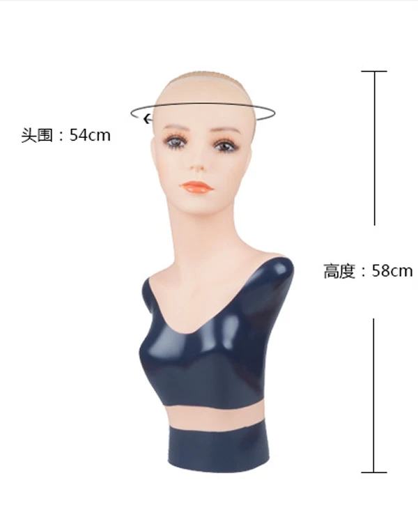 Новинка 1 шт. женская голова манекена парики головные уборы кепки наушники
