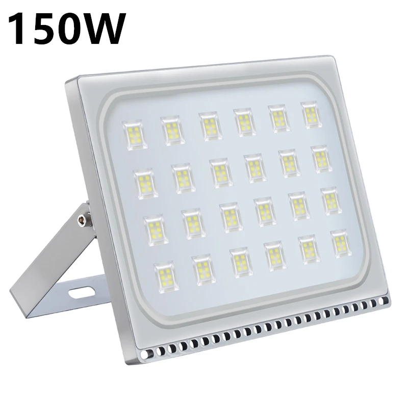 Ультратонкий 110V 220V Светодиодный прожектор светильник 150W 200W 300W 500W IP65 Водонепроницаемый Светодиодный точечный светильник Настенный светильник сада потолочные светильник