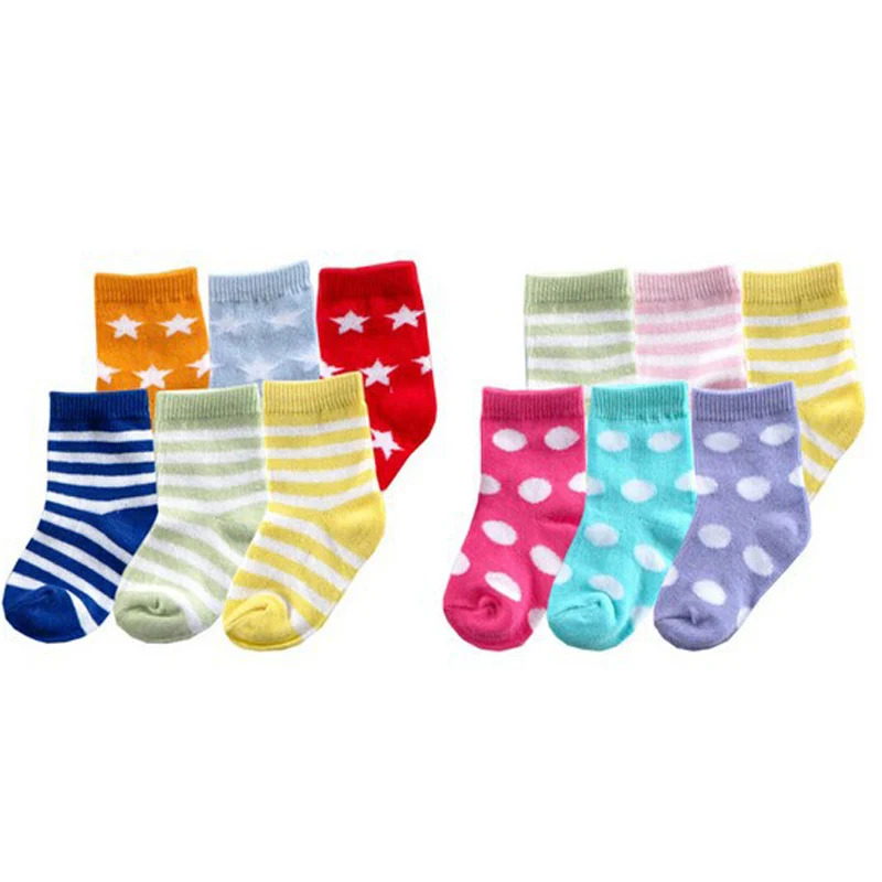 Носки детские мягкие в полоску 6 пар/комплект|socks for baby|socks newbornspair socks |