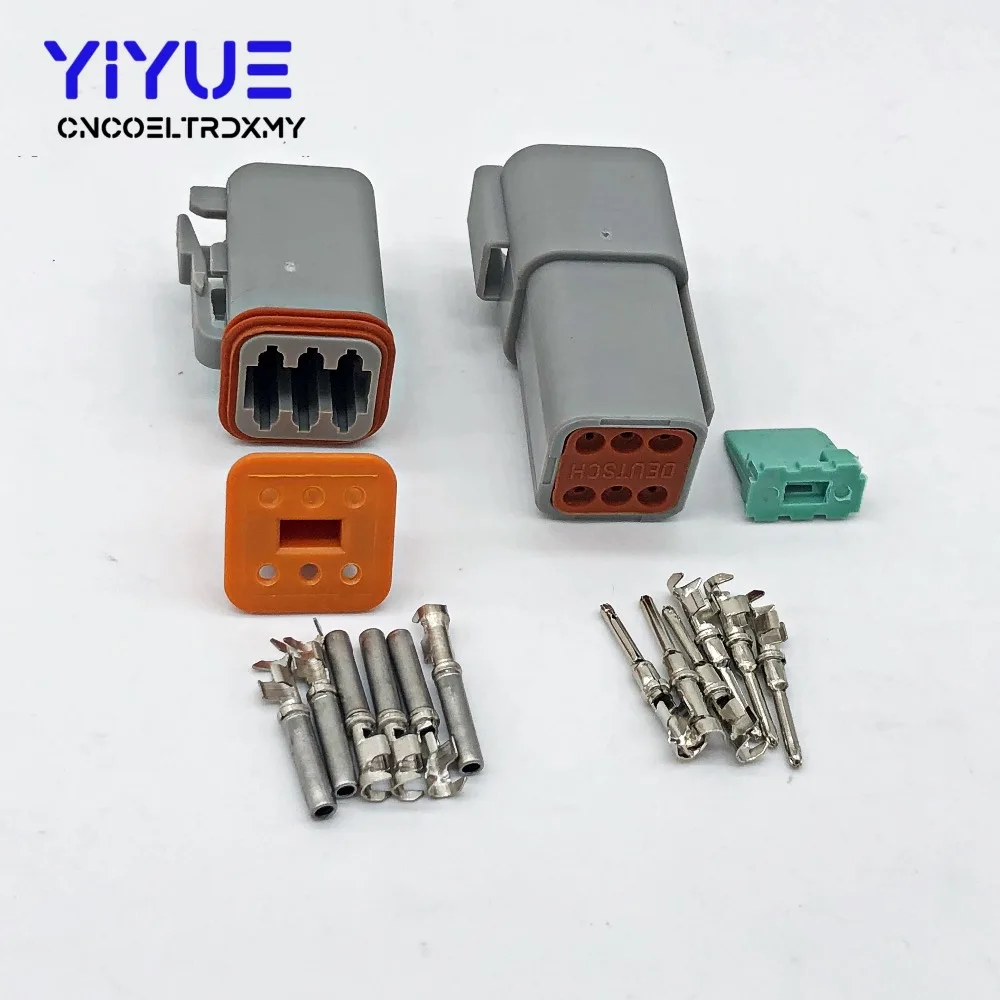 1 комплект Deutsch DT 2 3 4 6 8 12 Pin мужской женский Авто Водонепроницаемый Разъем Автомобильный герметичный штекер с контактами