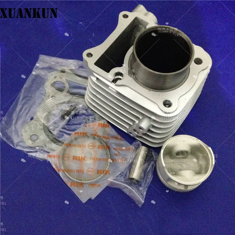 XUANKUN GN125 GN125H блок цилиндров сочетание GS125 поршневое кольцо цилиндр колодки|piston