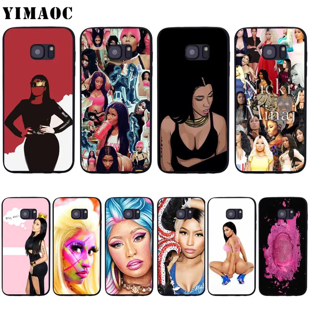 YIMAOC в стиле Nicki Minaj уход за кожей лица девушка чехол для Samsung Галактики A7 A8 A9 A10 A20 A30