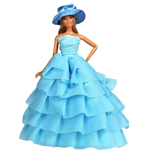 No Doll Новая мода, вечерние платья ручной работы, кукольная одежда, 20 см., аксессуары для куклы Барби, наряды, игра, сделай сам, подарок на день рождения, игрушки для детей - Цвет: No Doll