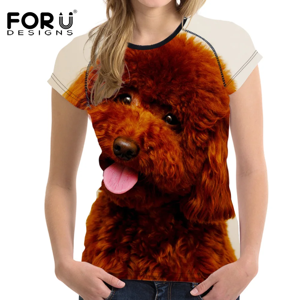 FORUDESIGNS/Летняя повседневная женская футболка брендовая одежда с 3D изображением