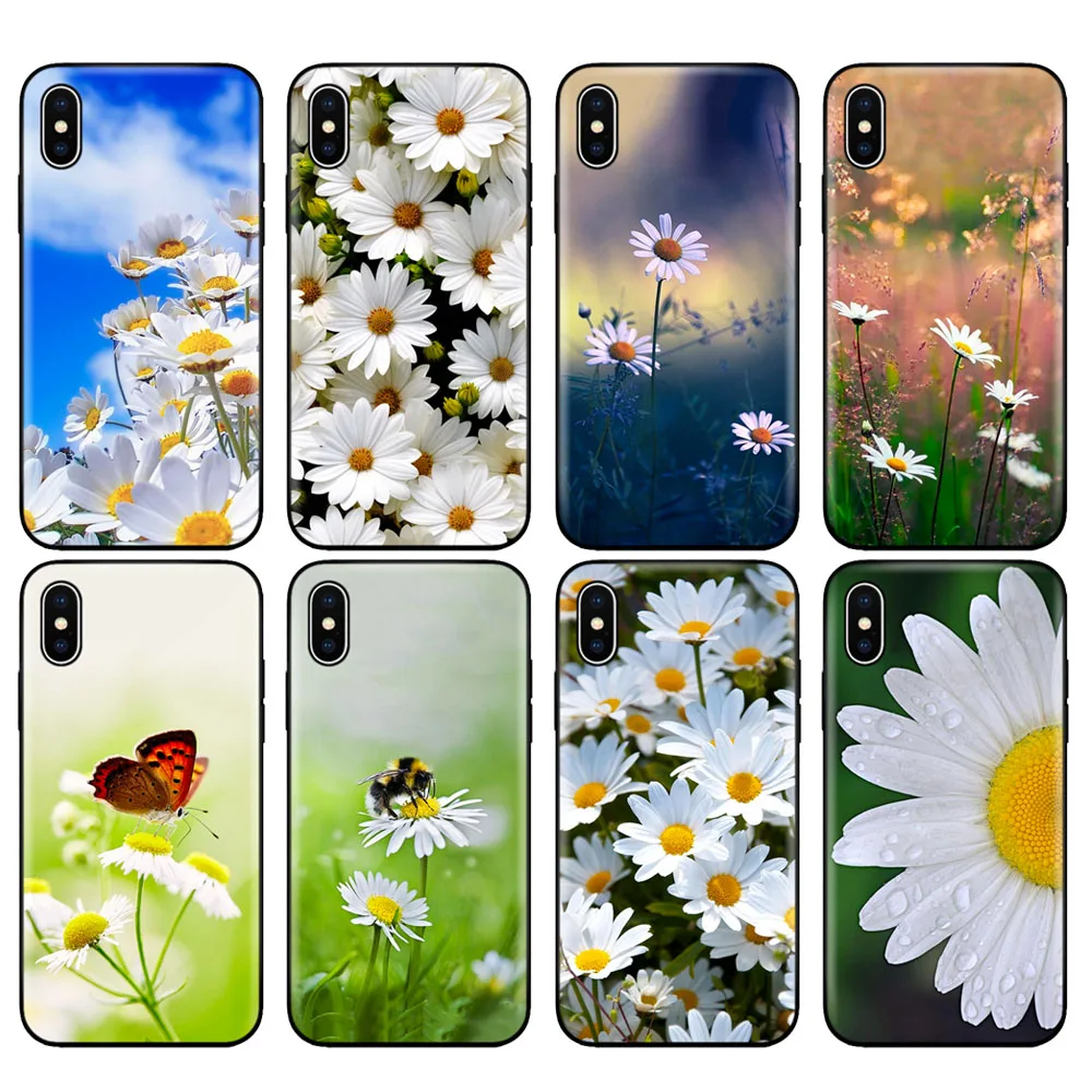 Черный чехол из термополиуретана для iphone 5 6 6s 7 8 plus x 10 XR XS 11 pro MAX с изображением