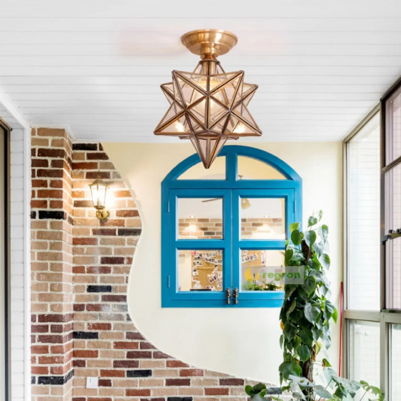 Бар арт Салон Led звезда потолочный светильник приспособление для столовой